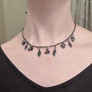 Black Bead Necklace